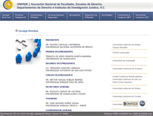 Tablet Screenshot of anfade.org.mx